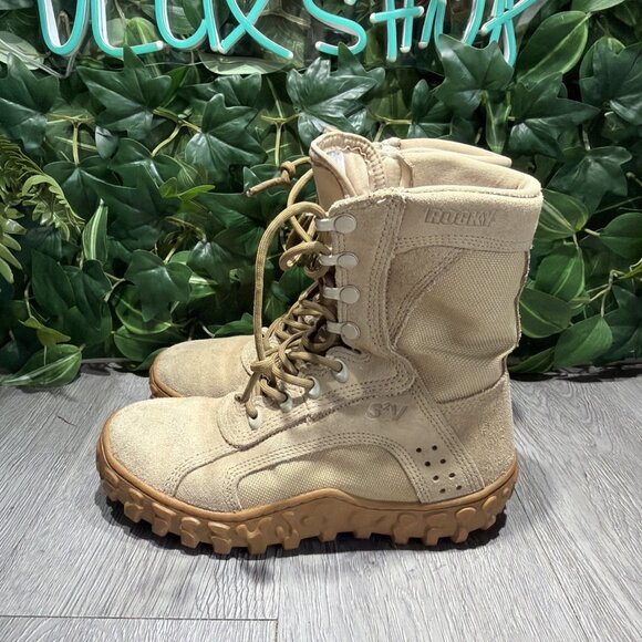 Rocky Sv2 Men Sz 5.5 W 7 Special Ops Military Combat Boot Coyote Brown Tan USA main image 10